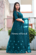 Aarvi Choli - Green