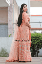 Meira Floral Choli - Gajari