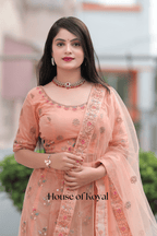 Meira Floral Choli - Gajari