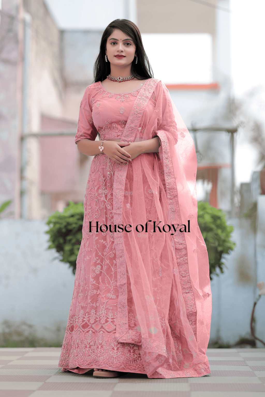 Taraani Choli – Baby Pink