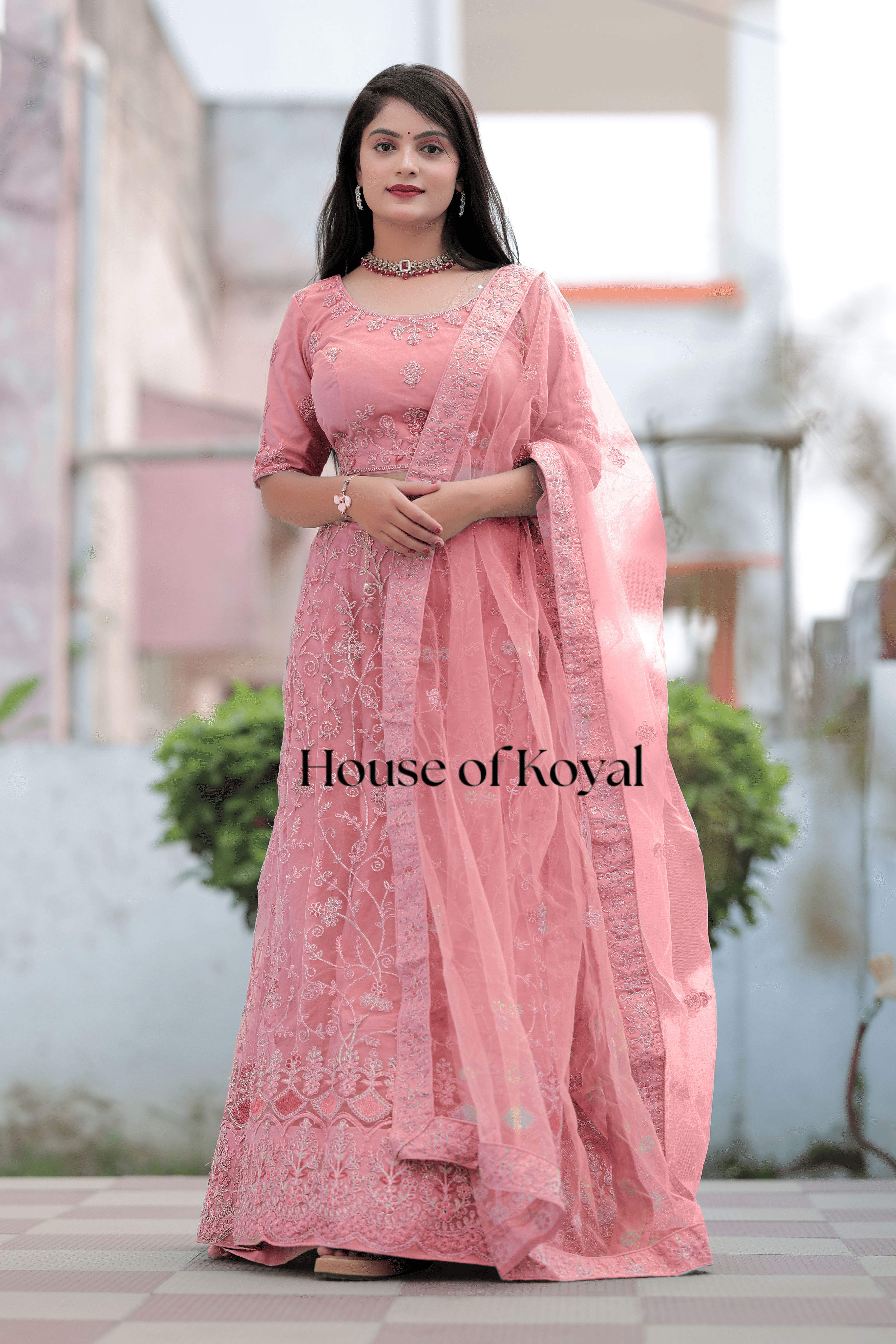 Taraani Choli – Baby Pink
