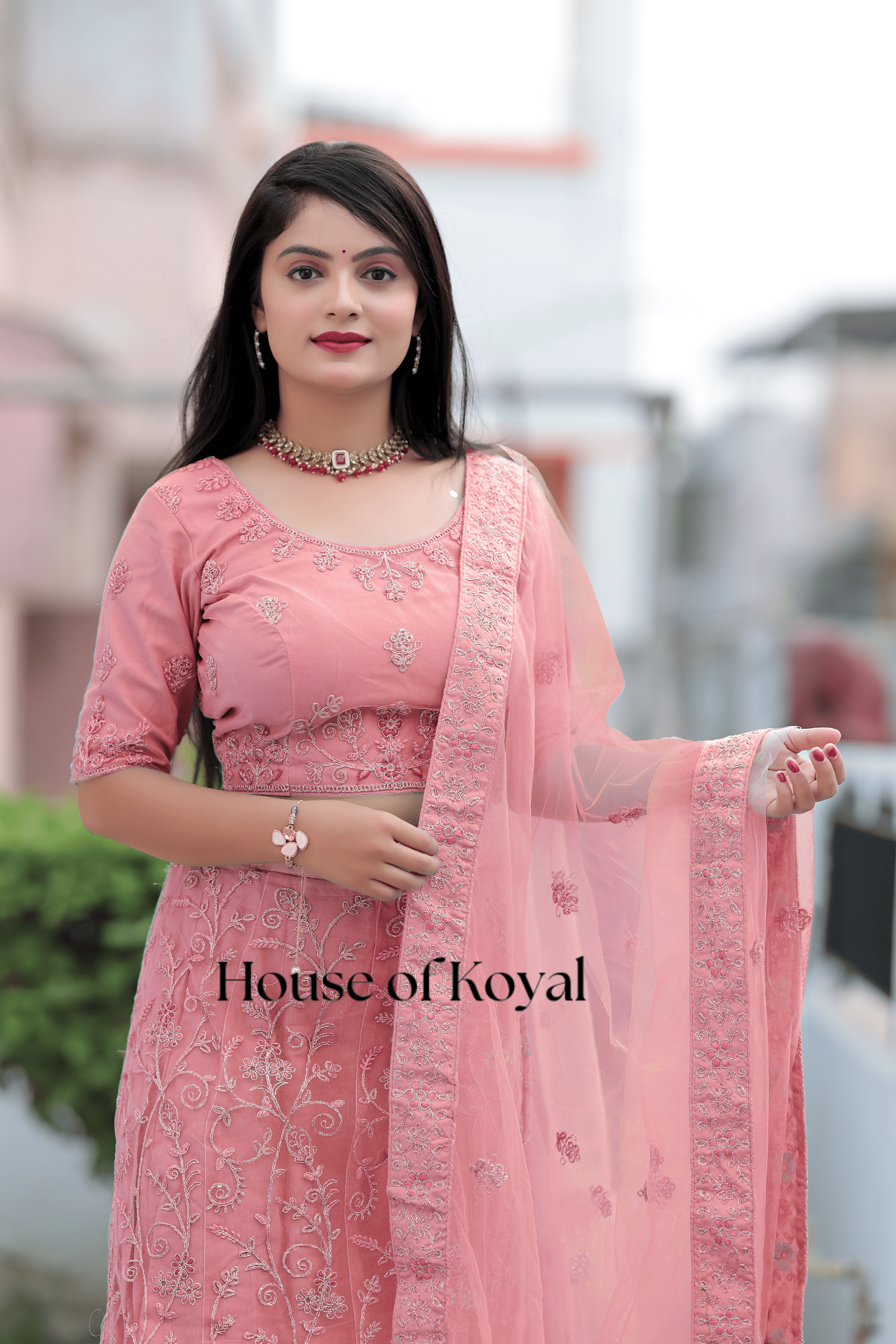 Taraani Choli – Baby Pink