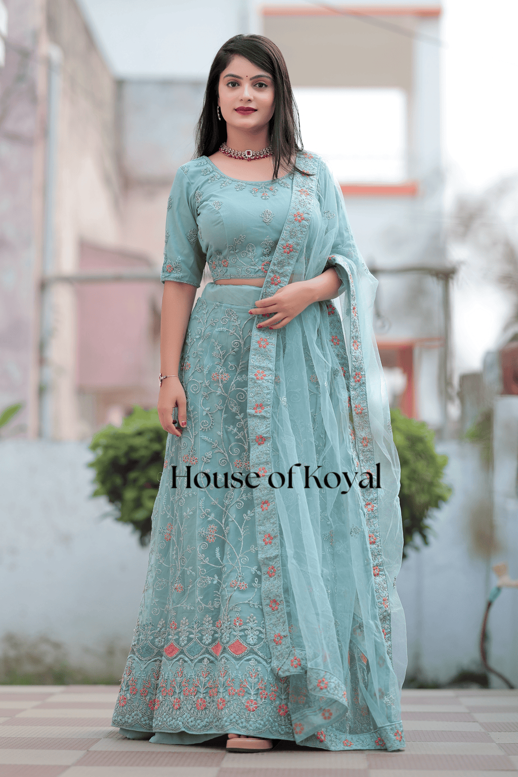 Taraani Choli – Light Blue