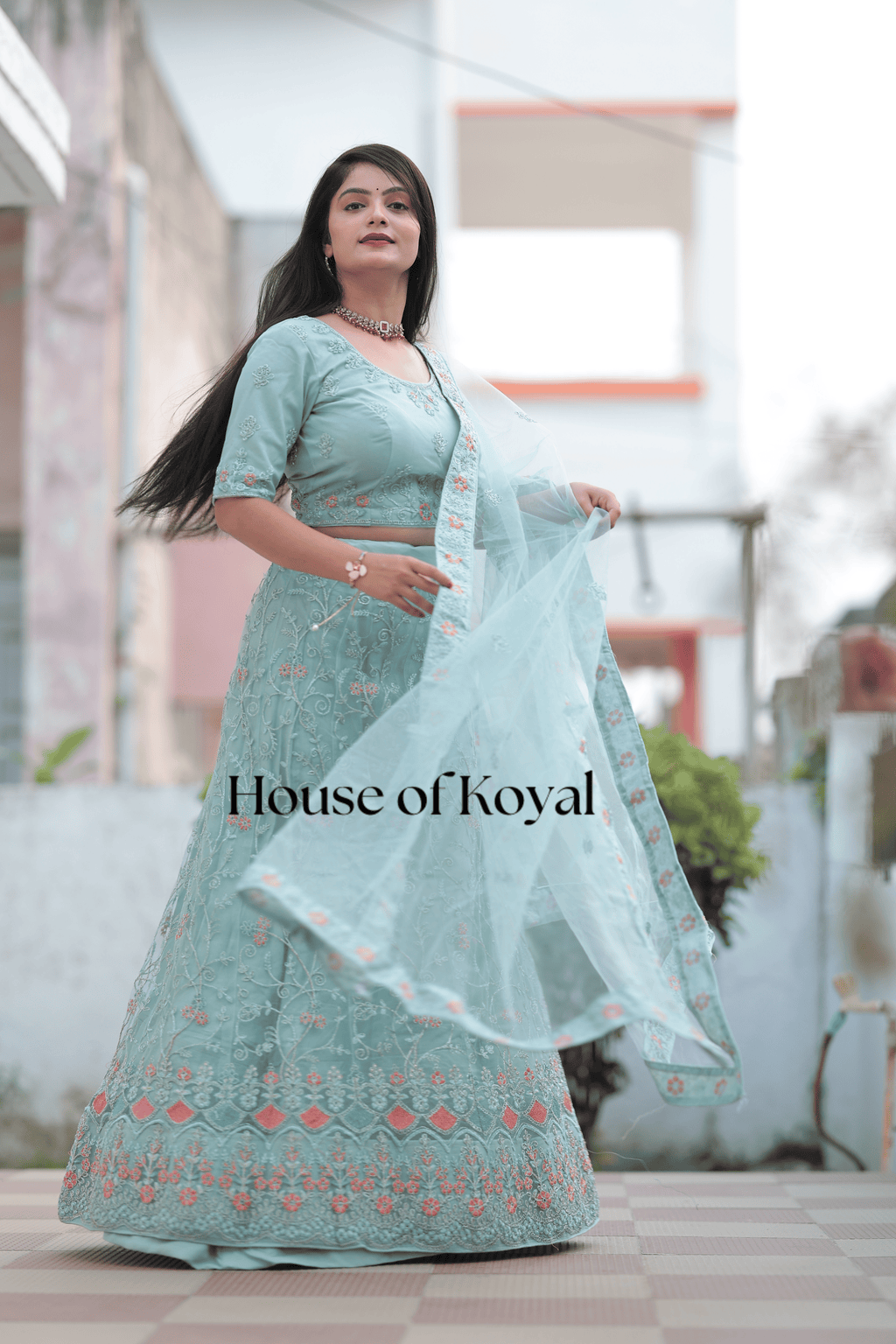 Taraani Choli – Light Blue