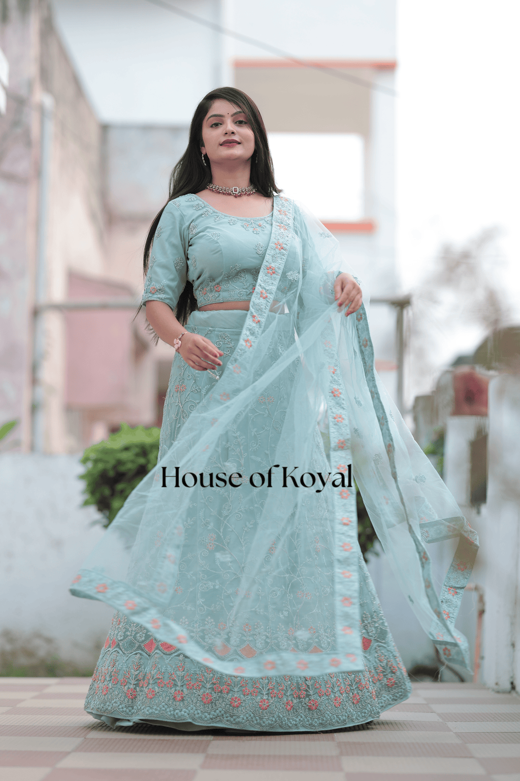 Taraani Choli – Light Blue