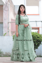 Nayra Choli - Light Green