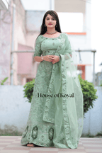 Nayra Choli - Light Green