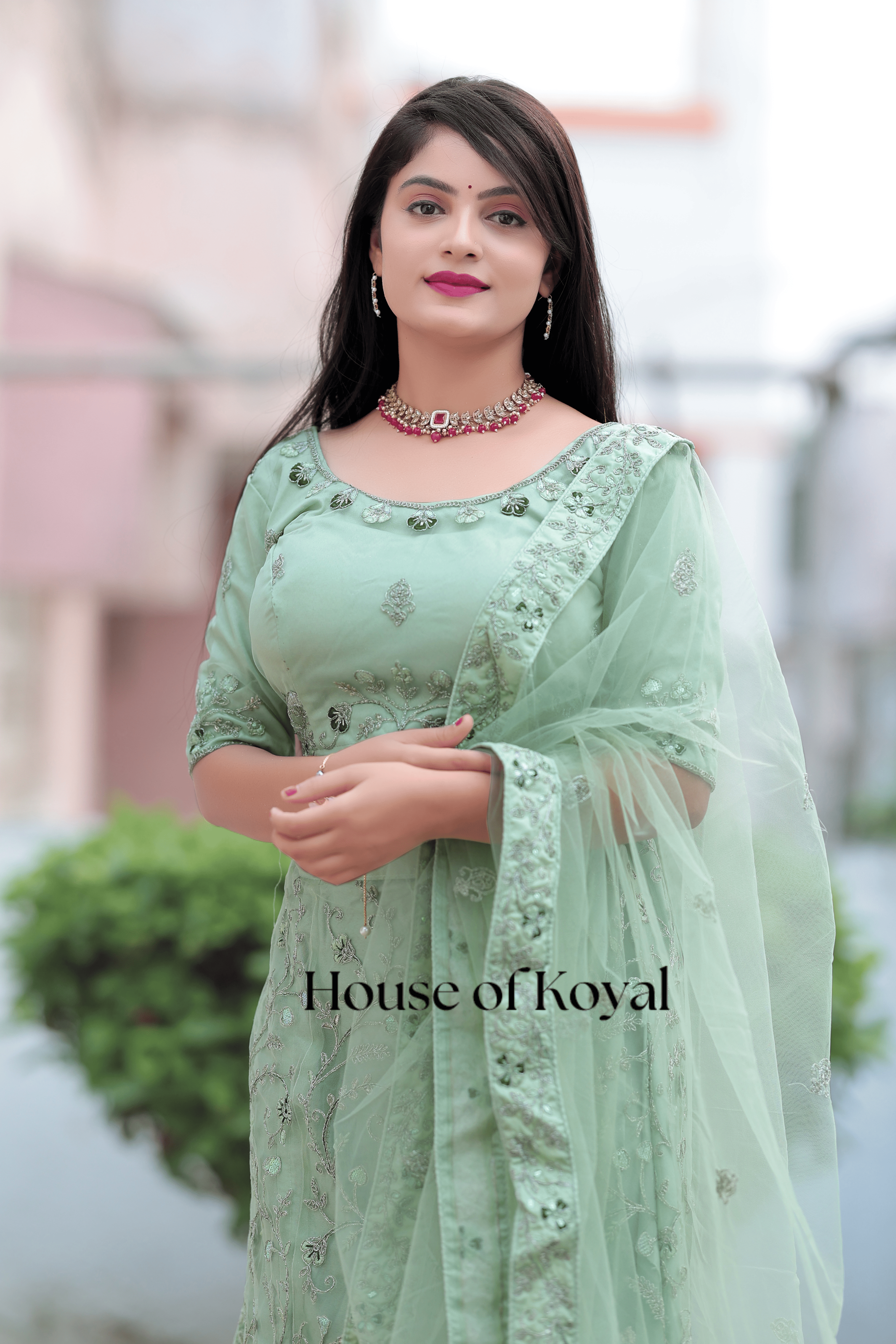 Nayra Choli - Light Green