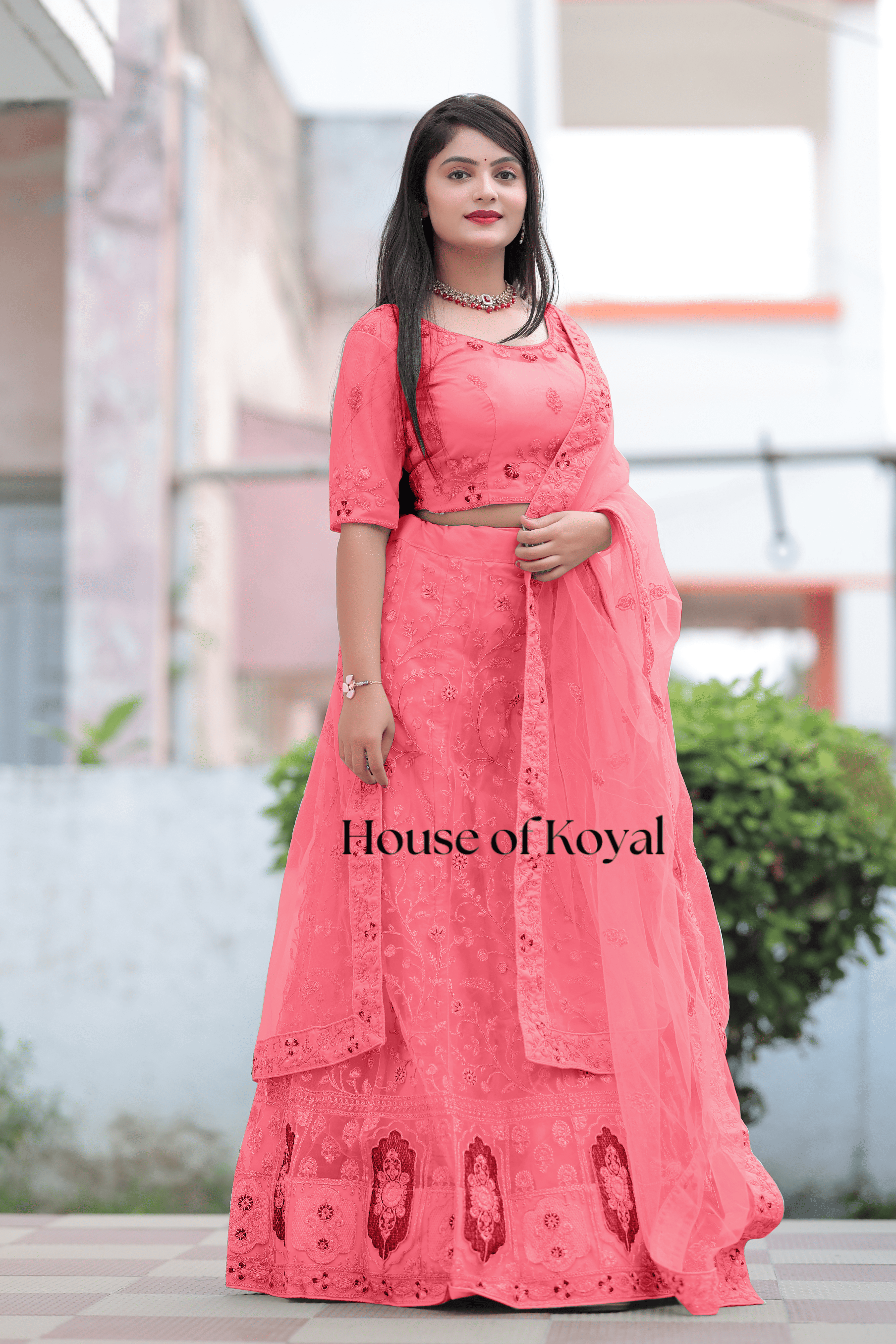 Nayra Choli - Pink