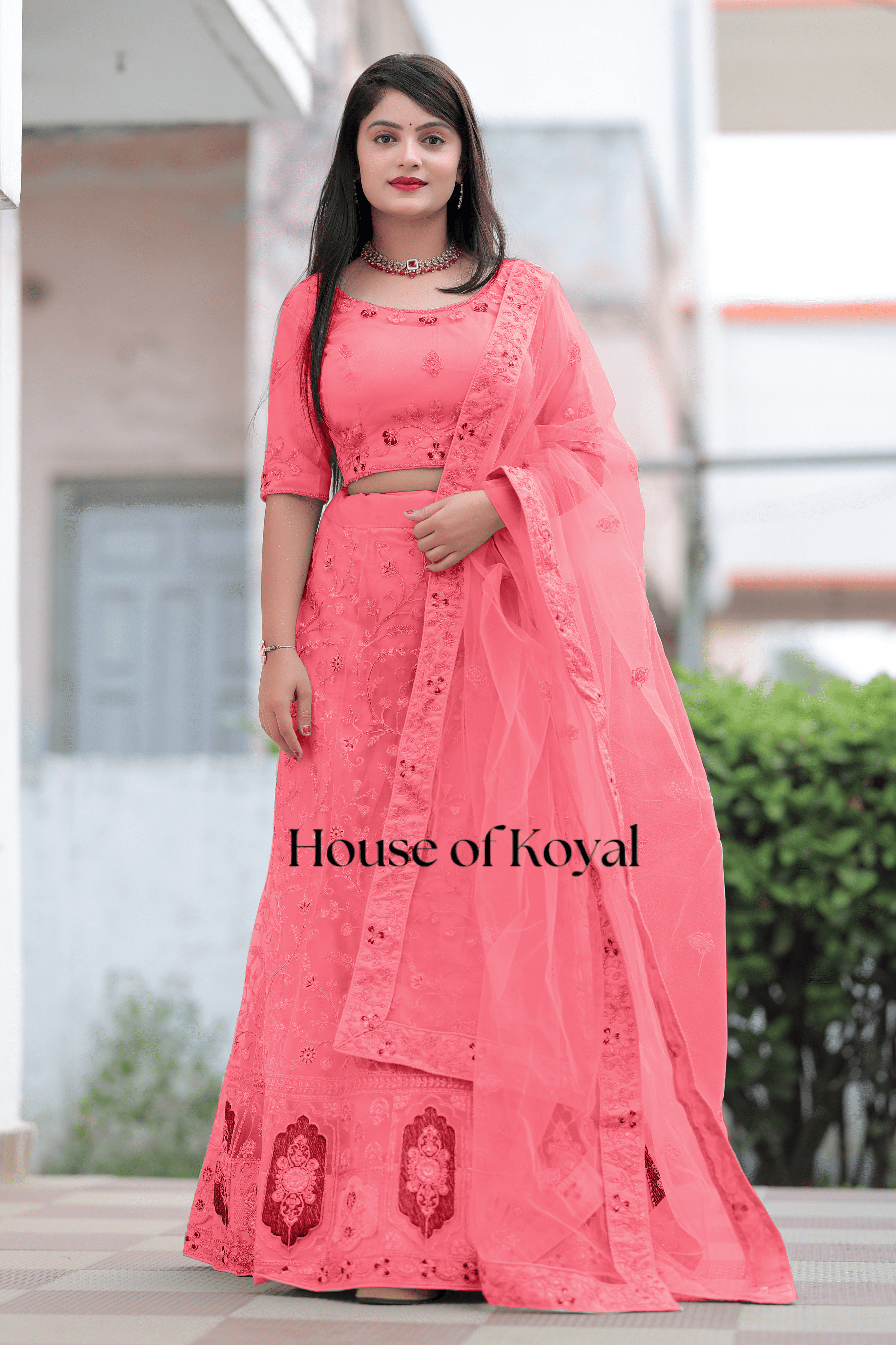 Nayra Choli - Pink