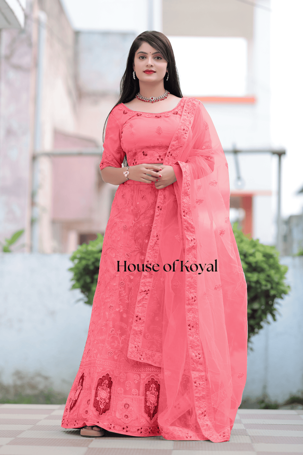 Nayra Choli - Pink
