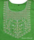 Anvi Green Embroidered Kurti