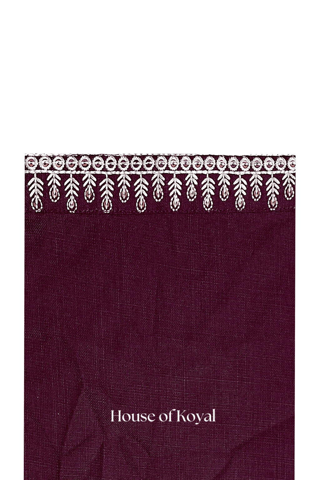 Ruhani Maroon Embroidered Kurti