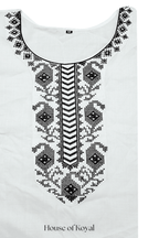 Ivana White Embroidered Kurti
